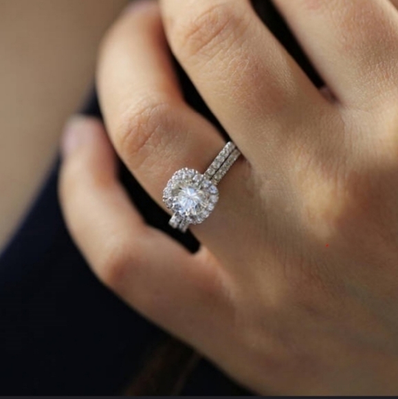 Silver Princess CZ Ring Set - Picture 3 of 5